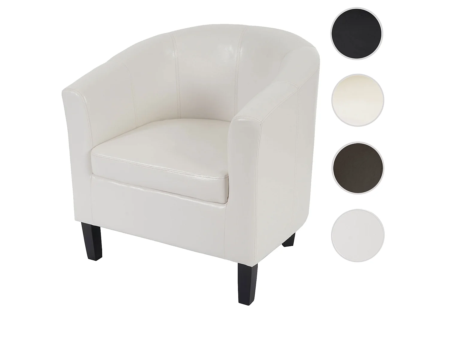 Loungestoel Stafford H379,  wit