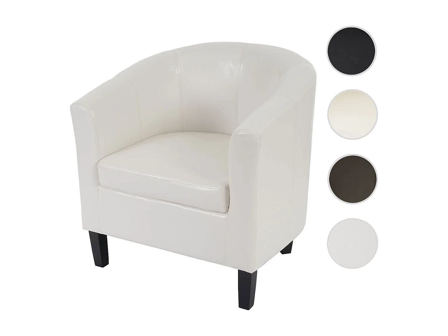 Loungestoel Stafford H379,  wit