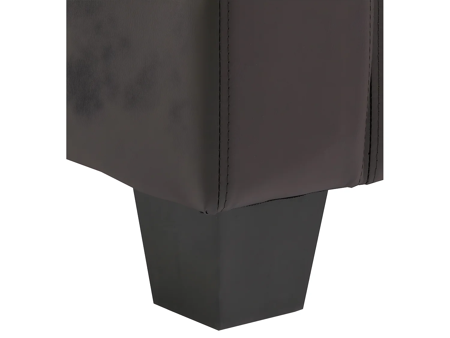 Fauteuil Loungefauteuil Lille,  kunstleer, koffie