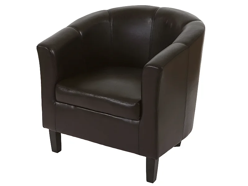 Fauteuil de salon Stafford H379,  marron