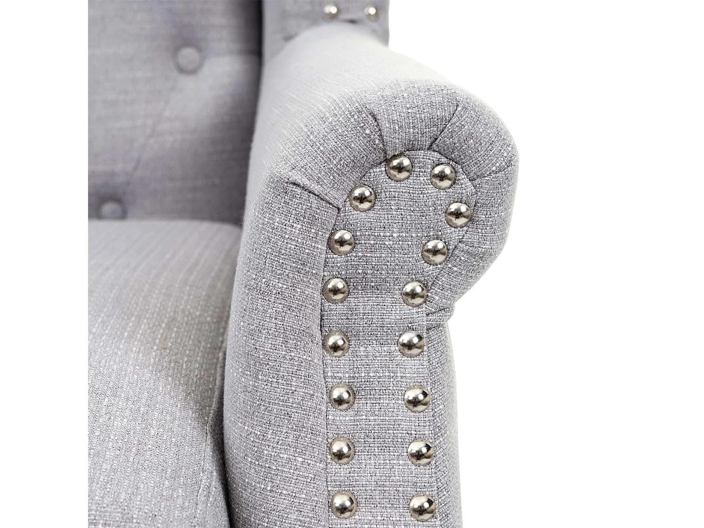 Fauteuil de relaxation Oxford,  gris sans ottomane