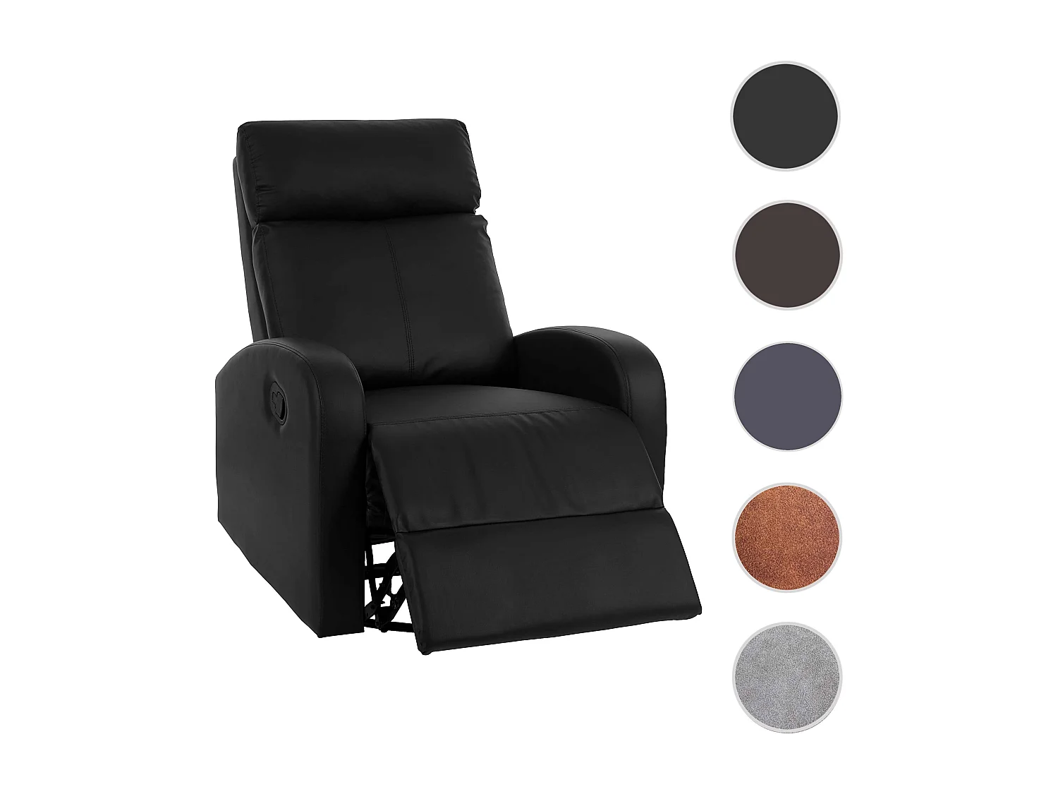 Fauteuil de télévision MCW-A54 Premium,  noir
