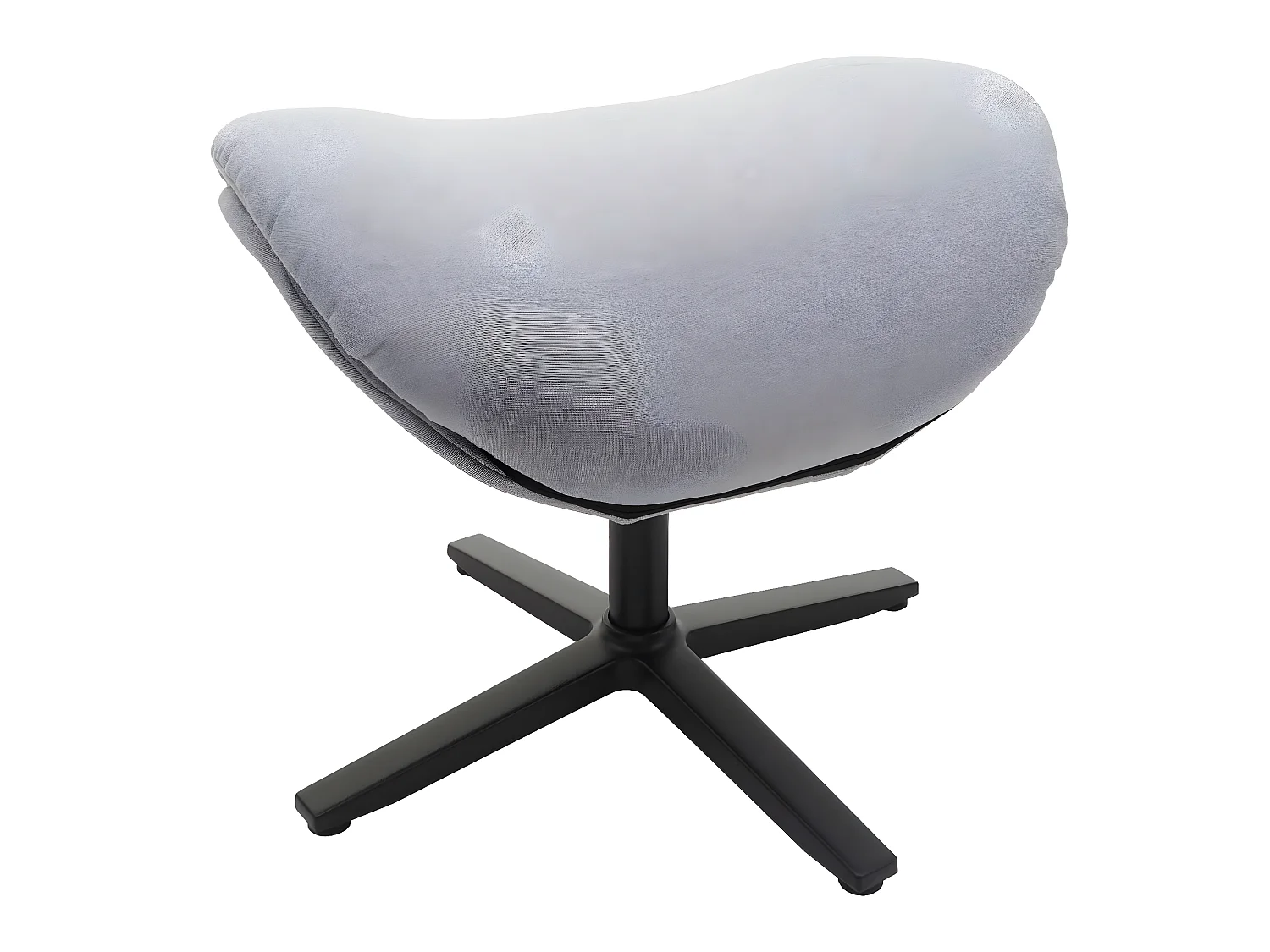 Leżanka + taboret obrotowy MCW-L12,  jasnoszary