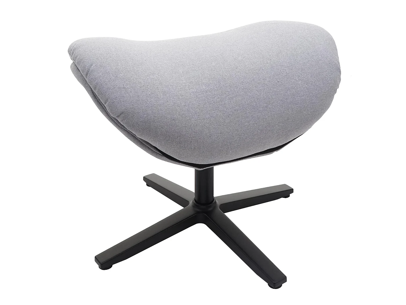 Leżanka + taboret obrotowy MCW-L12,  jasnoszary