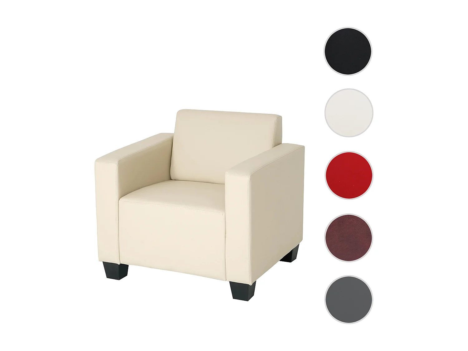 Loungesessel Moncalieri, Creme