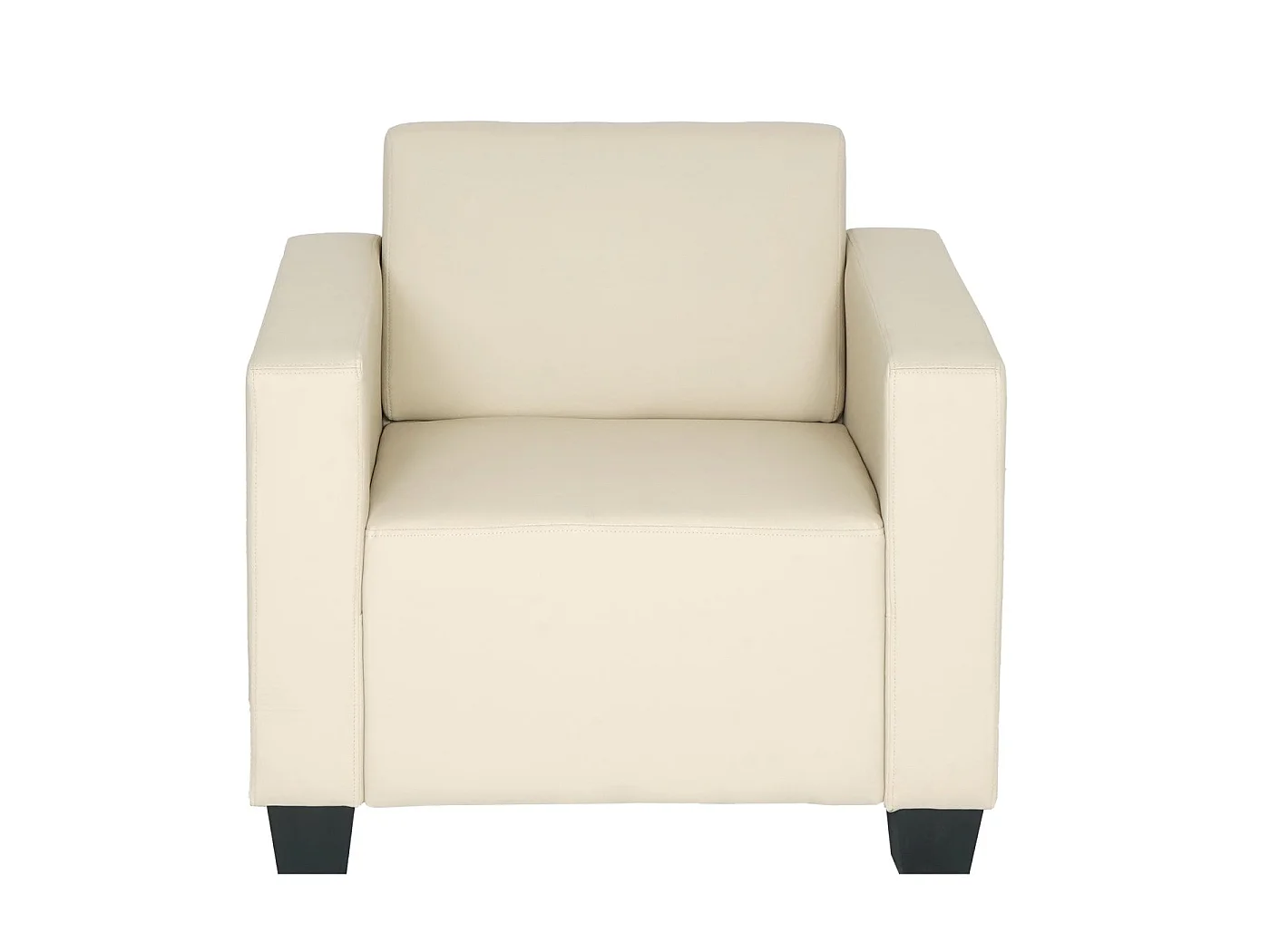 Fotel wypoczynkowy Moncalieri,  kremowy