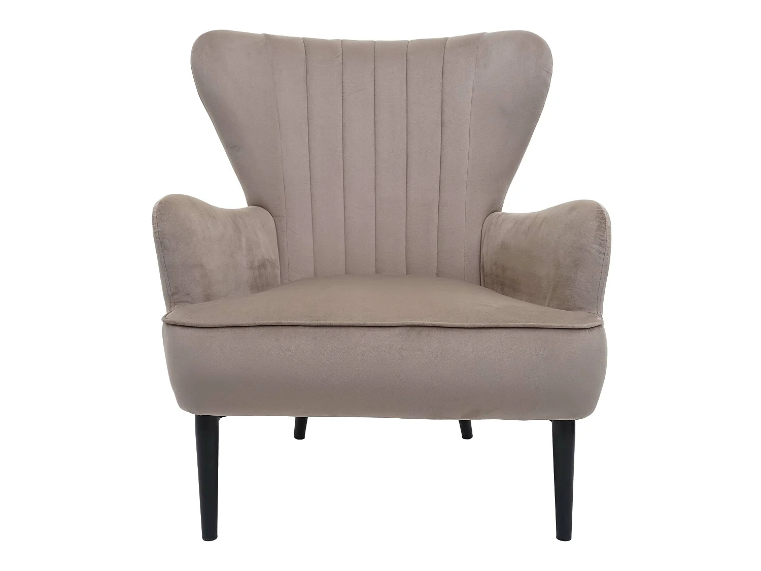 Fauteuil de salon MCW-K37,  taupe