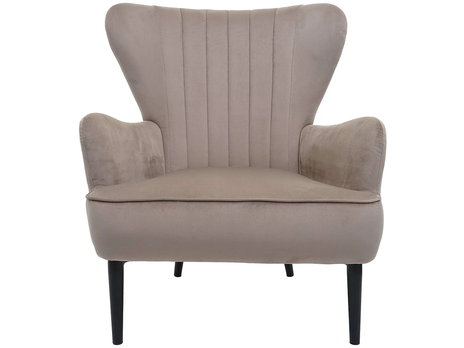 Fauteuil de salon MCW-K37,  taupe