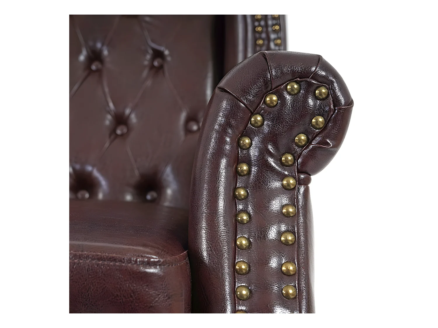 Leżanka Oxford,  antyczny brąz bez otomany