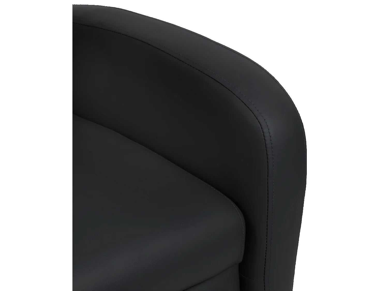 Fauteuil de relaxation MCW-H18,  noir