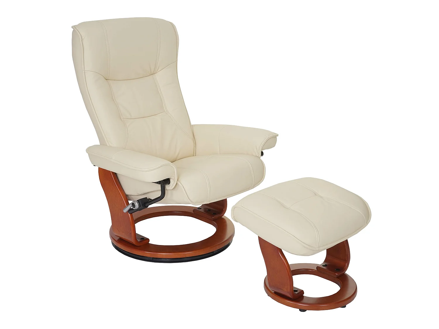Fauteuil de relaxation Halifax,  crème, doré