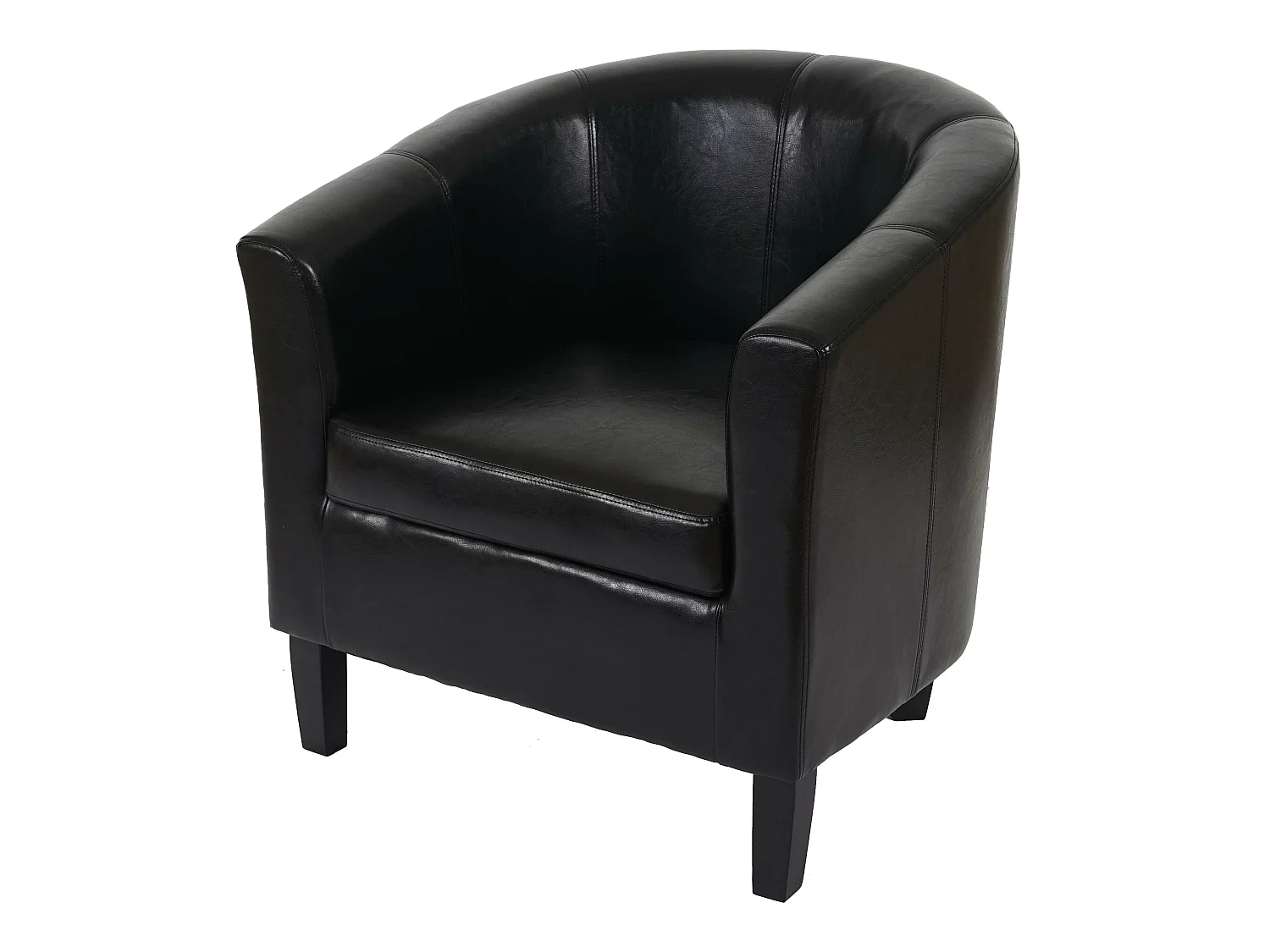 Fauteuil de salon Stafford H379,  noir