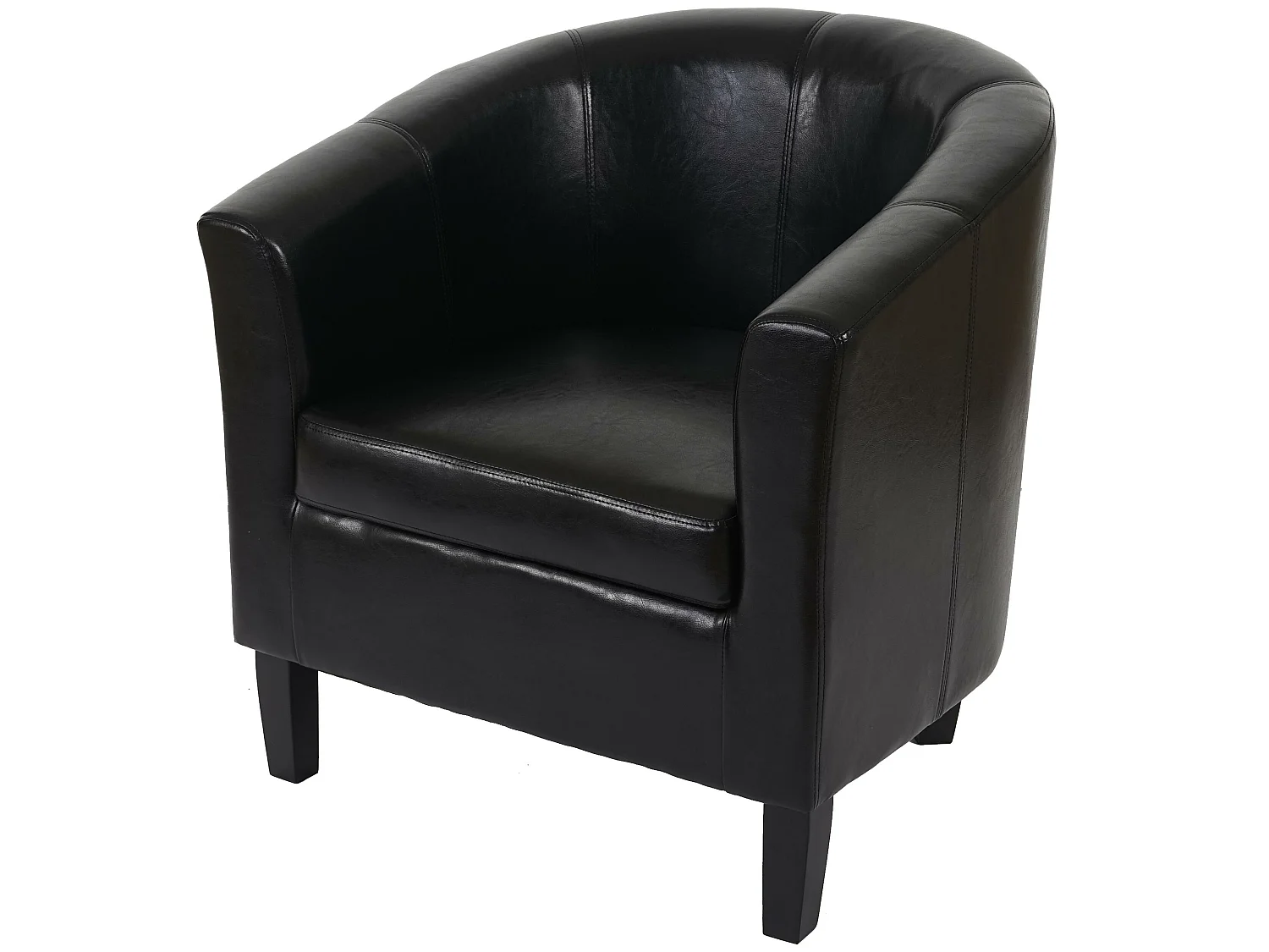 Fauteuil de salon Stafford H379,  noir