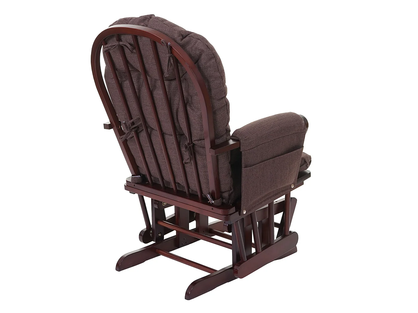 Fauteuil relax MCW-C76 Fauteuil oscillant,  mahagony