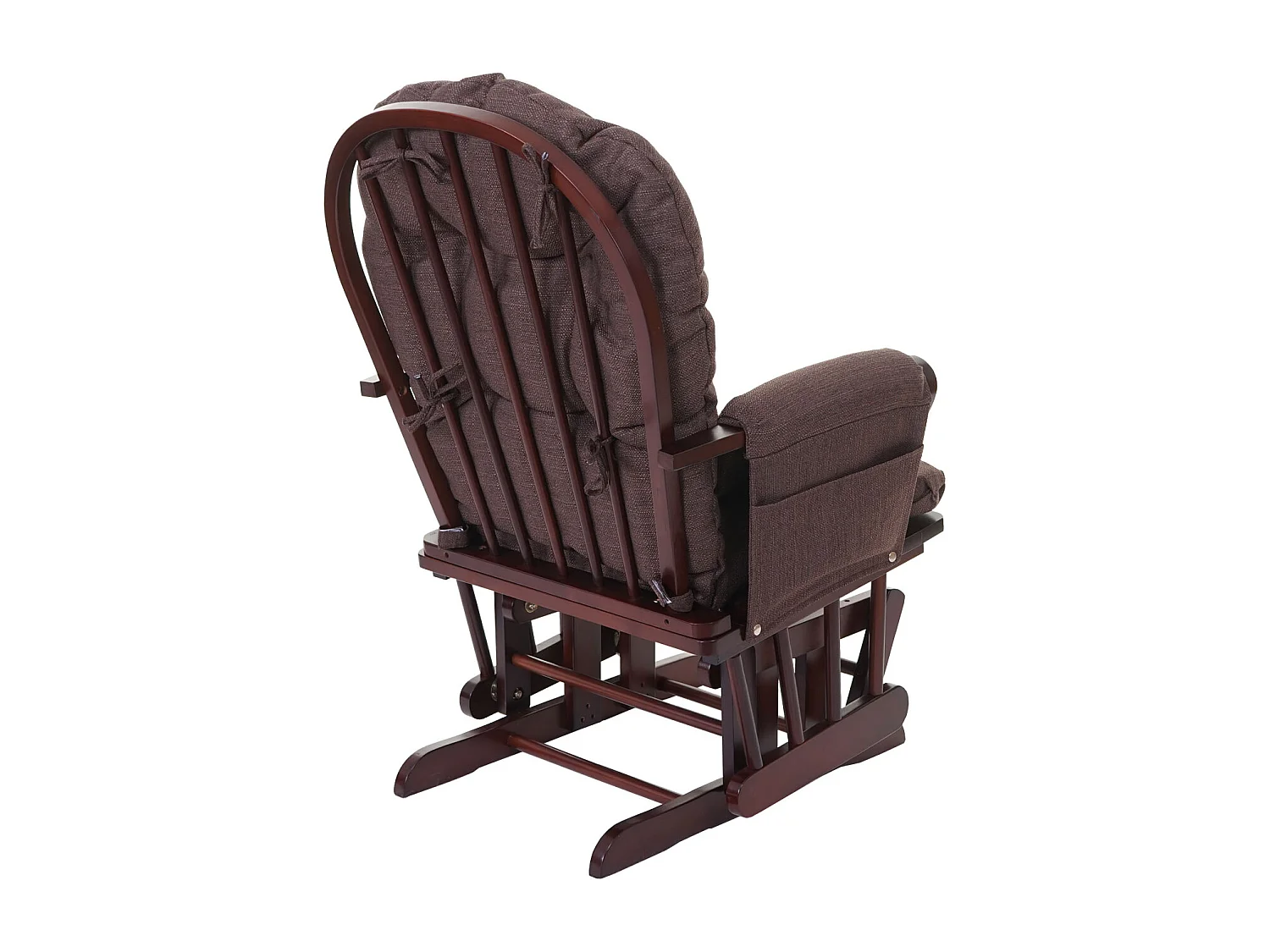 Fauteuil relax MCW-C76 Fauteuil oscillant,  mahagony