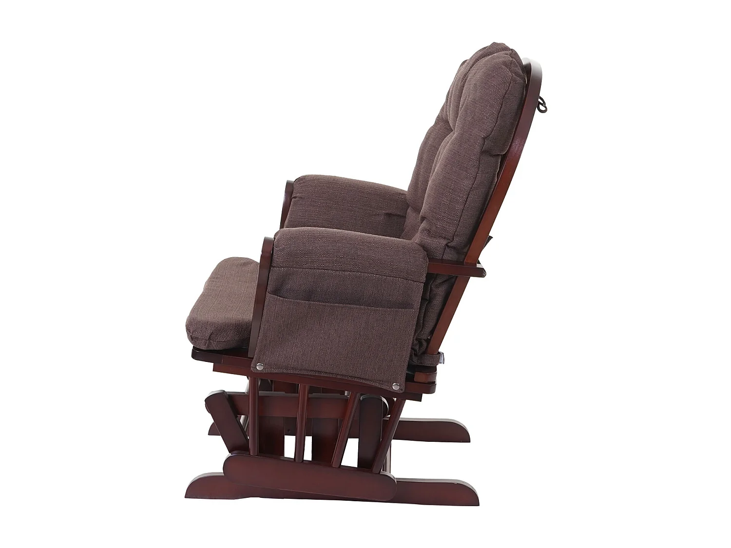 Fauteuil relax MCW-C76 Fauteuil oscillant,  mahagony