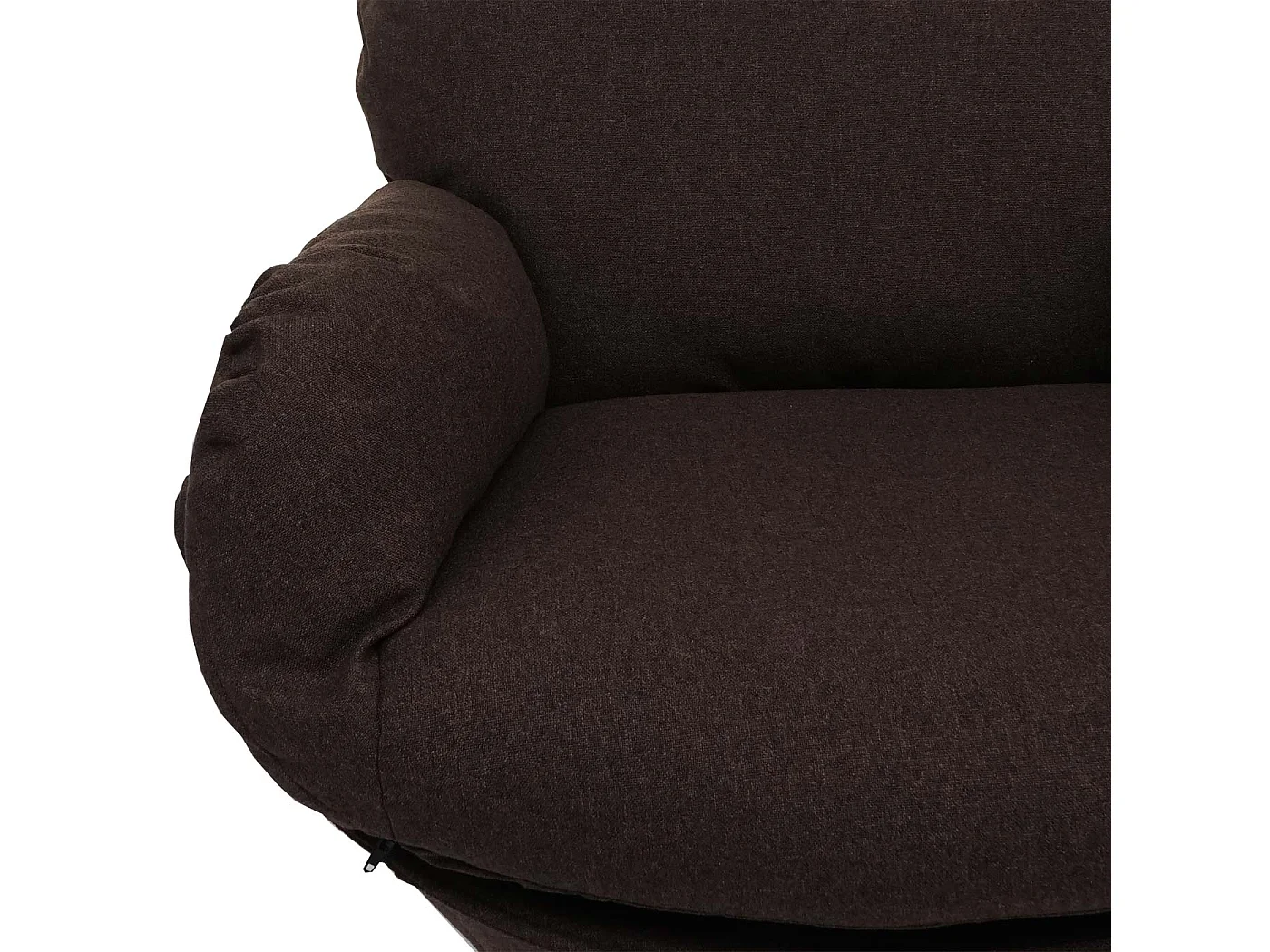 Leżanka + taboret obrotowy MCW-L12,  brązowy