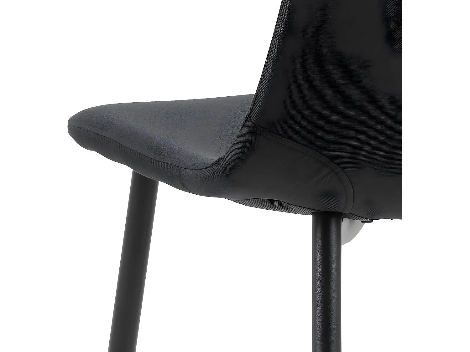 Silla de comedor Celia negra.