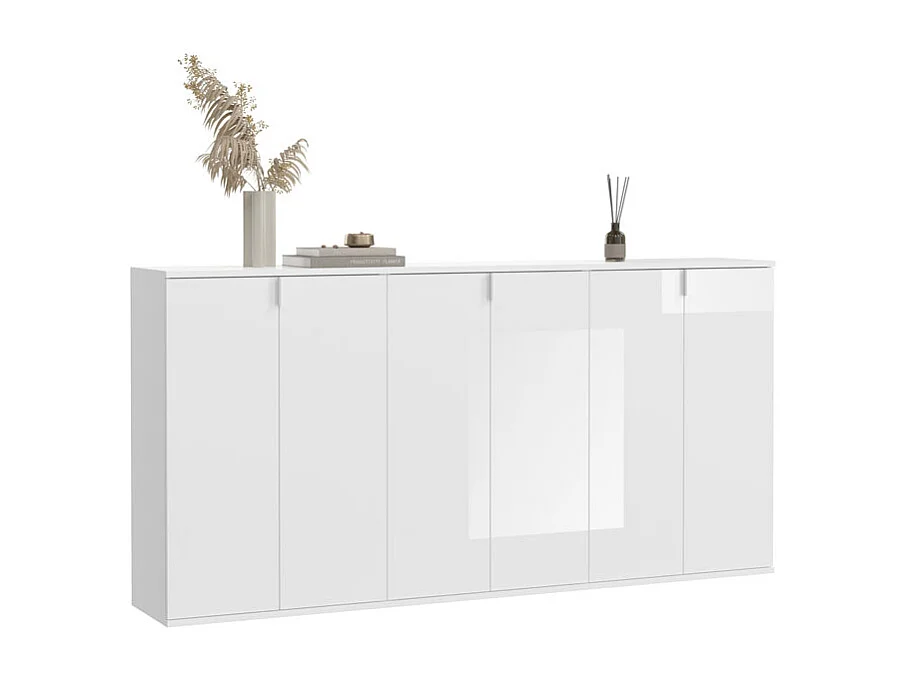 ProjektX commode 6 portes blanche.