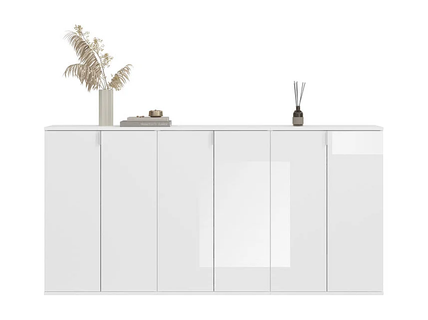 ProjektX commode 6 portes blanche.
