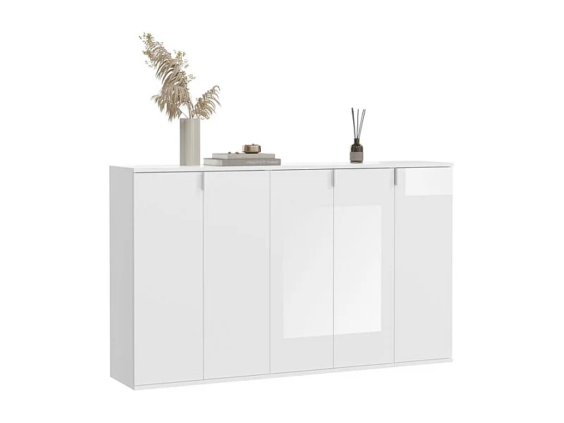 ProjektX commode 5 portes blanche.