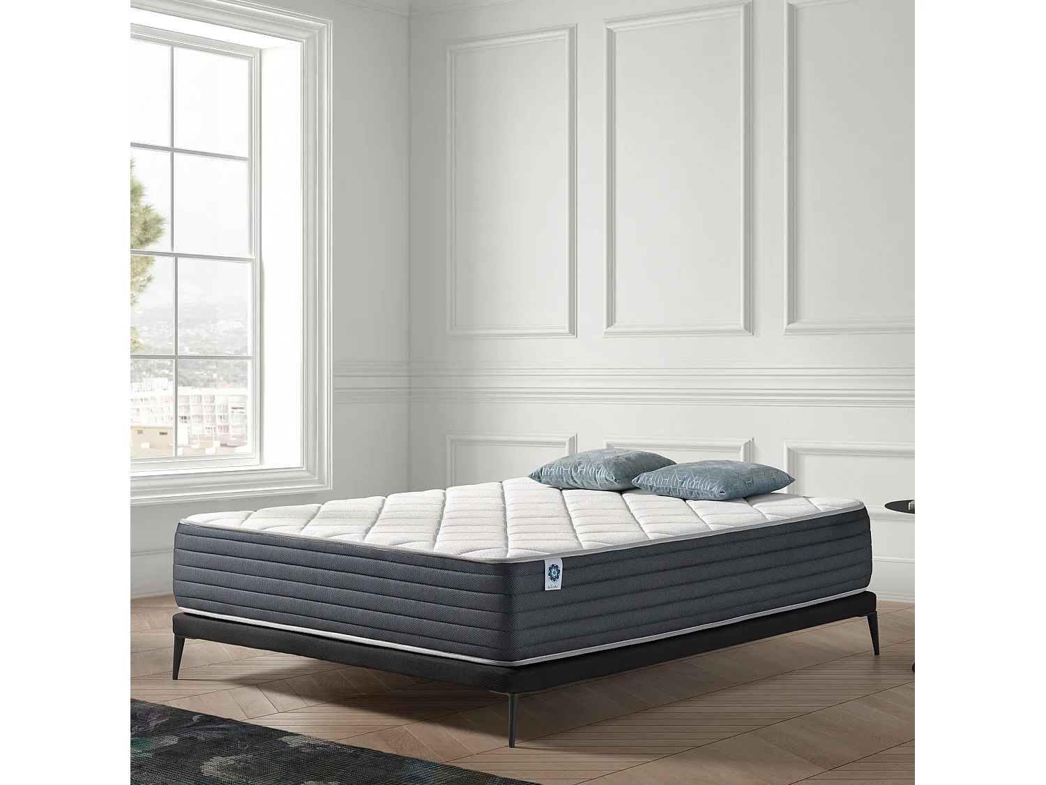 Naturalex - Matelas Aura à ressorts ensachés 160x200 cm - Épais 30 cm - Visco Thermorégulateur - Tissu Premium - Confort - Haute Qualité - Respirabilité optimale