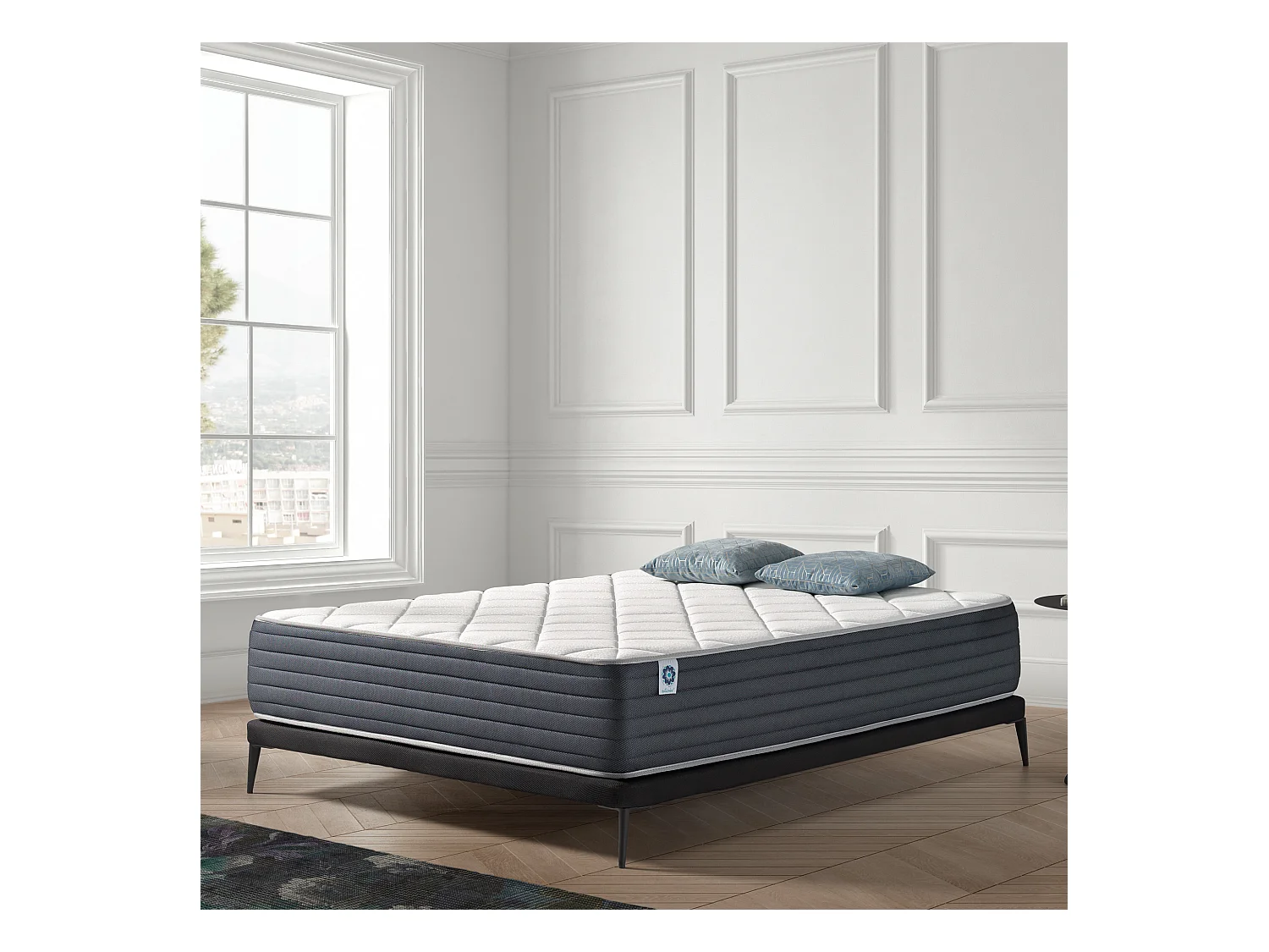 Naturalex - Matelas Aura à ressorts ensachés 180x200 cm - Épais 30 cm - Visco Thermorégulateur - Tissu Premium - Confort - Haute Qualité - Respirabilité optimale
