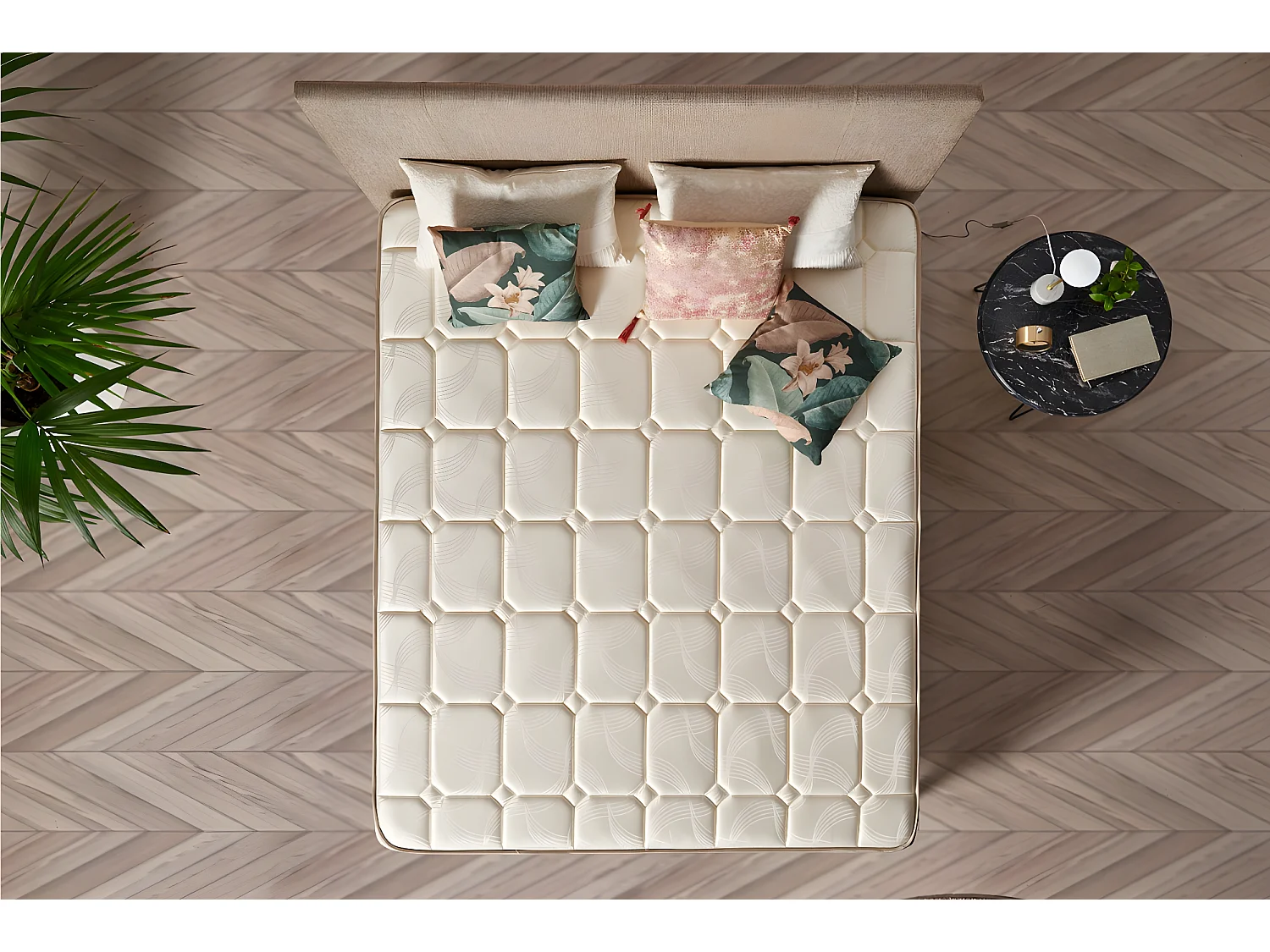 Naturalex - Luxury à ressorts ensachés 180x200 cm - Épais 30 cm - Visco Thermorégulateur - Tissu Premium - Confort - Haute Qualité - Respirabilité optimale