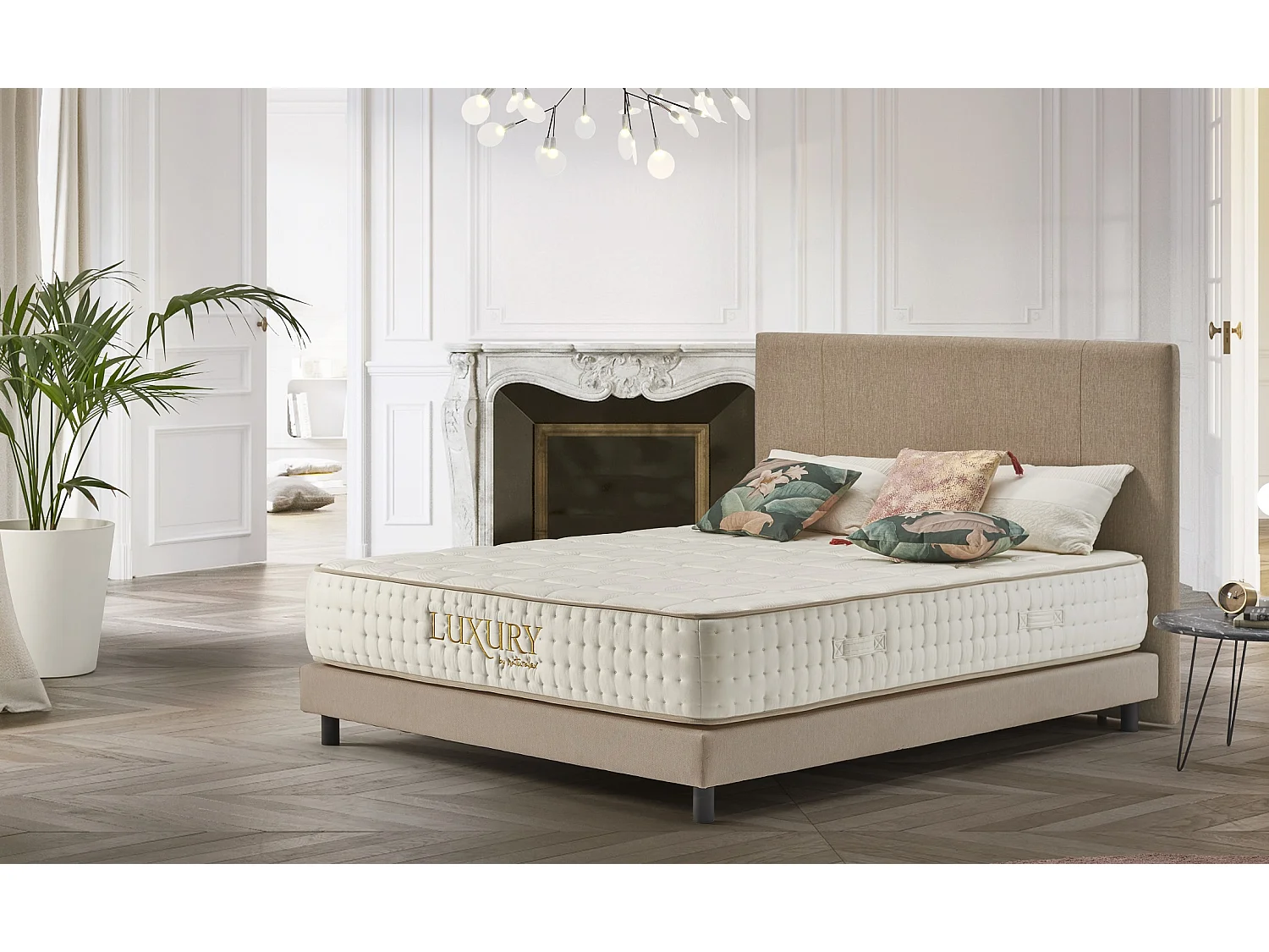 Naturalex - Luxury à ressorts ensachés 160x190 cm - Épais 30 cm - Visco Thermorégulateur - Tissu Premium - Confort - Haute Qualité - Respirabilité optimale