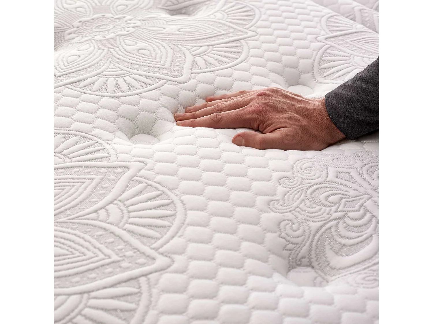 Naturalex - Exclusive à ressorts ensachés 160x200 cm - Épais 30 cm - Visco Thermorégulateur - Tissu Premium - Confort - Haute Qualité - Respirabilité optimale
