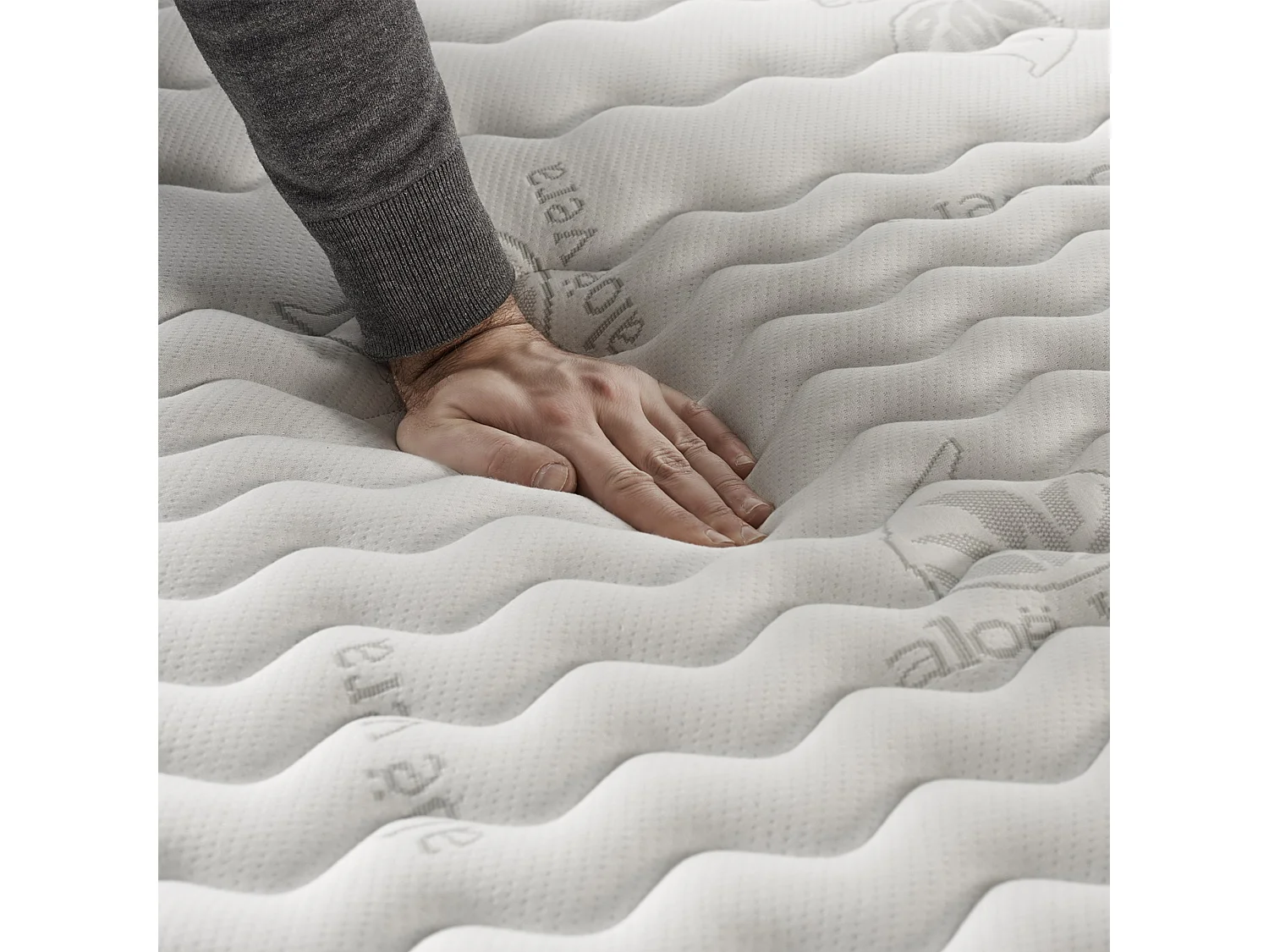 Naturalex - Extra-visco à ressorts ensachés 160x200 cm - Épais 30 cm - Visco Thermorégulateur - Tissu Premium - Confort - Haute Qualité - Respirabilité optimale