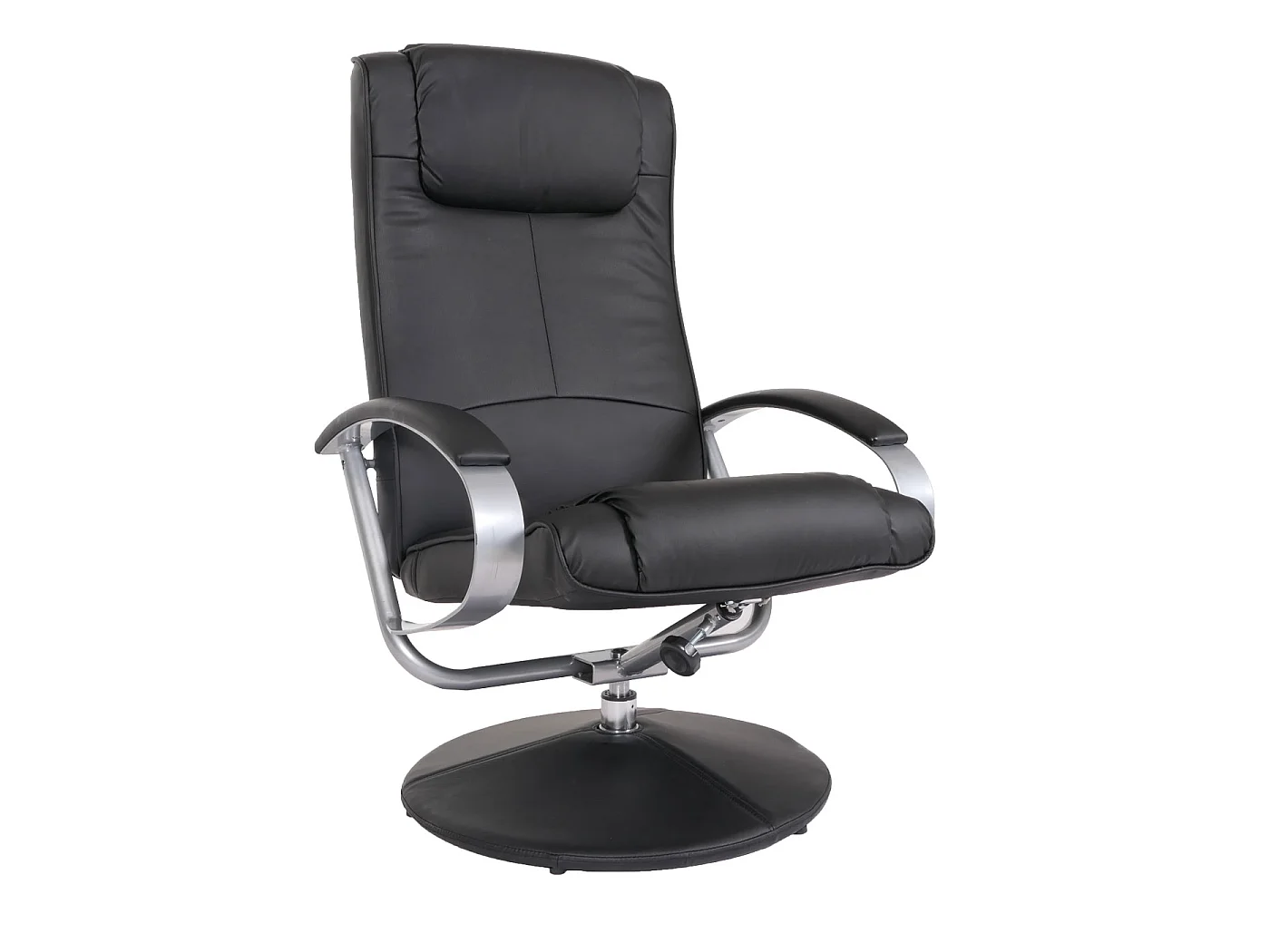 Leżanka Siena z taboretem,  czarny