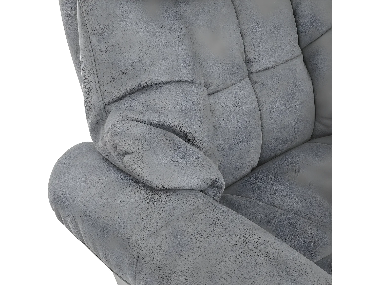 Leżanka Windsor 2,  jasnoszary, naturalny brąz