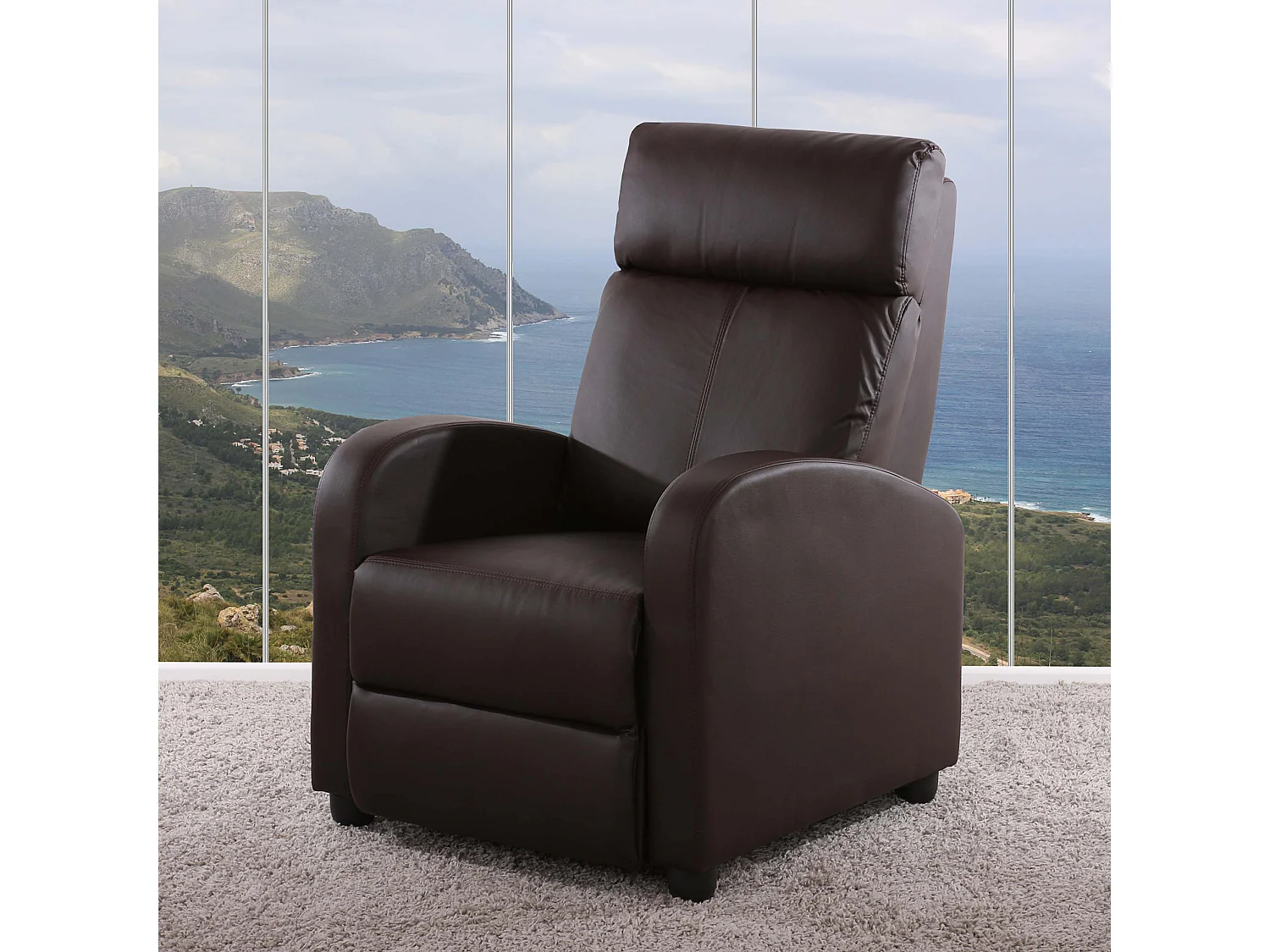 Relaxsessel Dallas, Braun