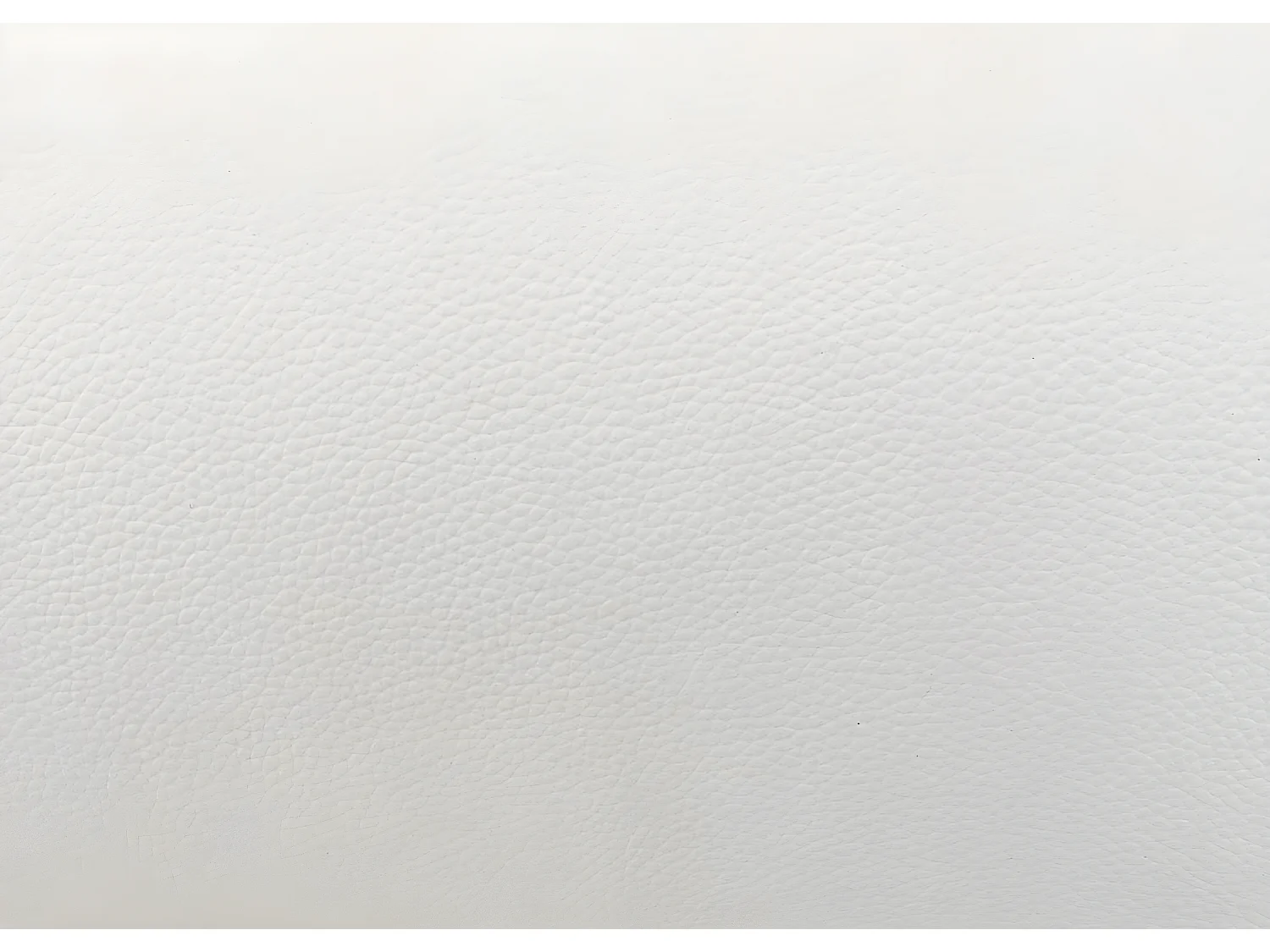 Obrotowa leżanka MCW-L11, pełna skóra,  kremowo-biały