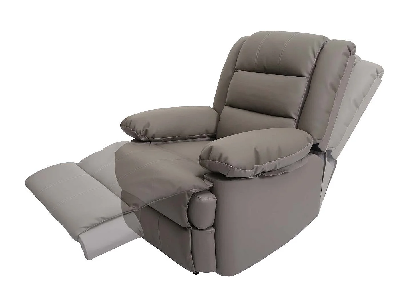 Relaxfauteuil MCW-G15,  taupe