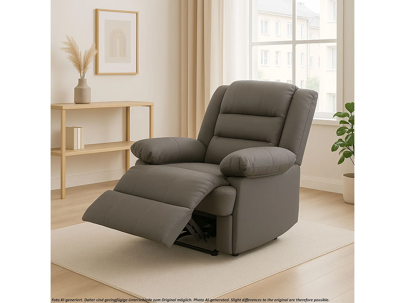 Relaxfauteuil MCW-G15,  taupe