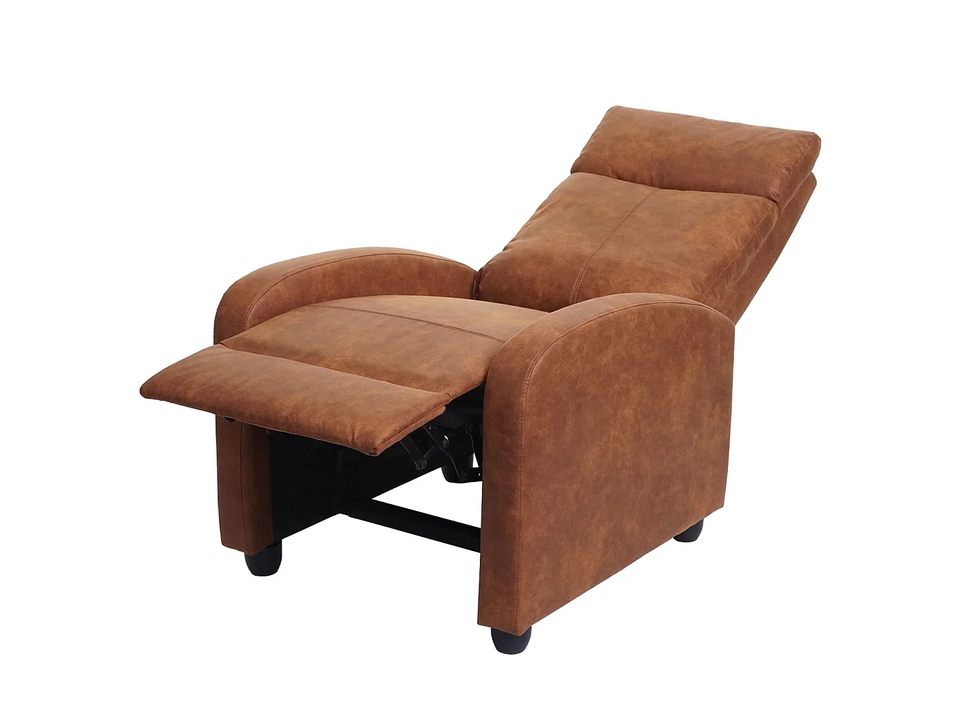 Leżanka MCW-F76,  imitacja zamszu w stylu vintage