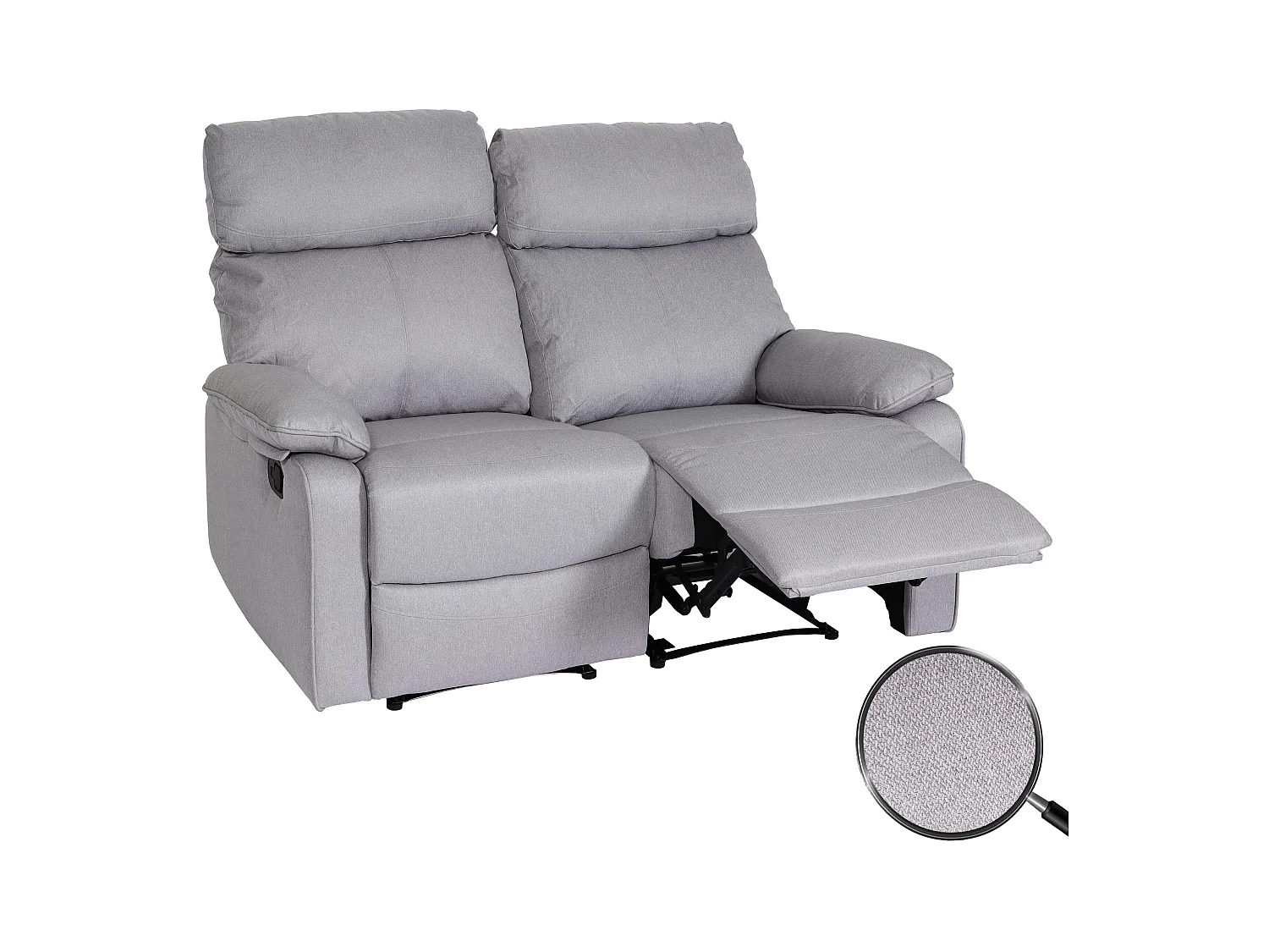 Fauteuil de cinéma 2 places MCW-L93,  gris clair