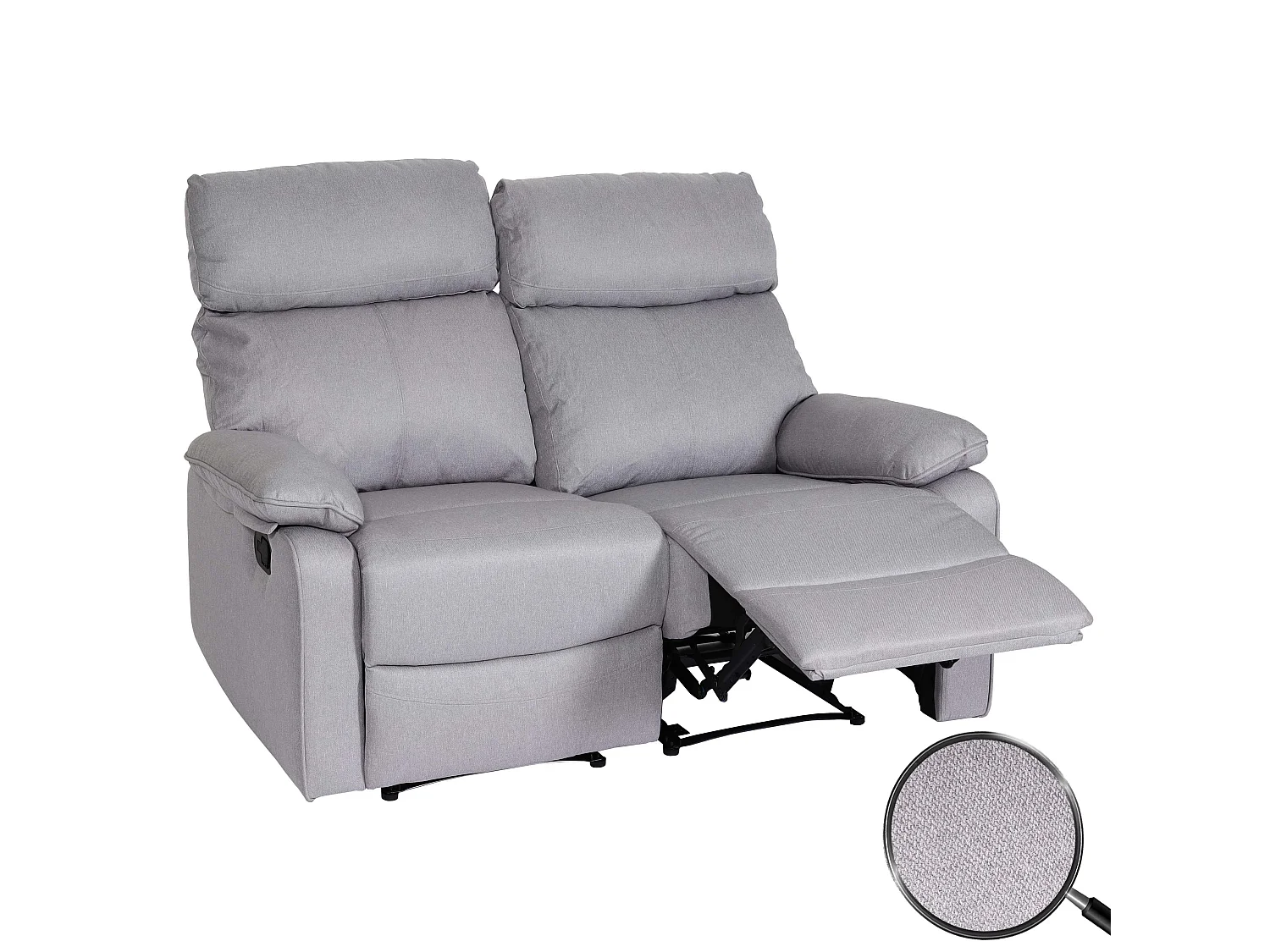 Fauteuil de cinéma 2 places MCW-L93,  gris clair