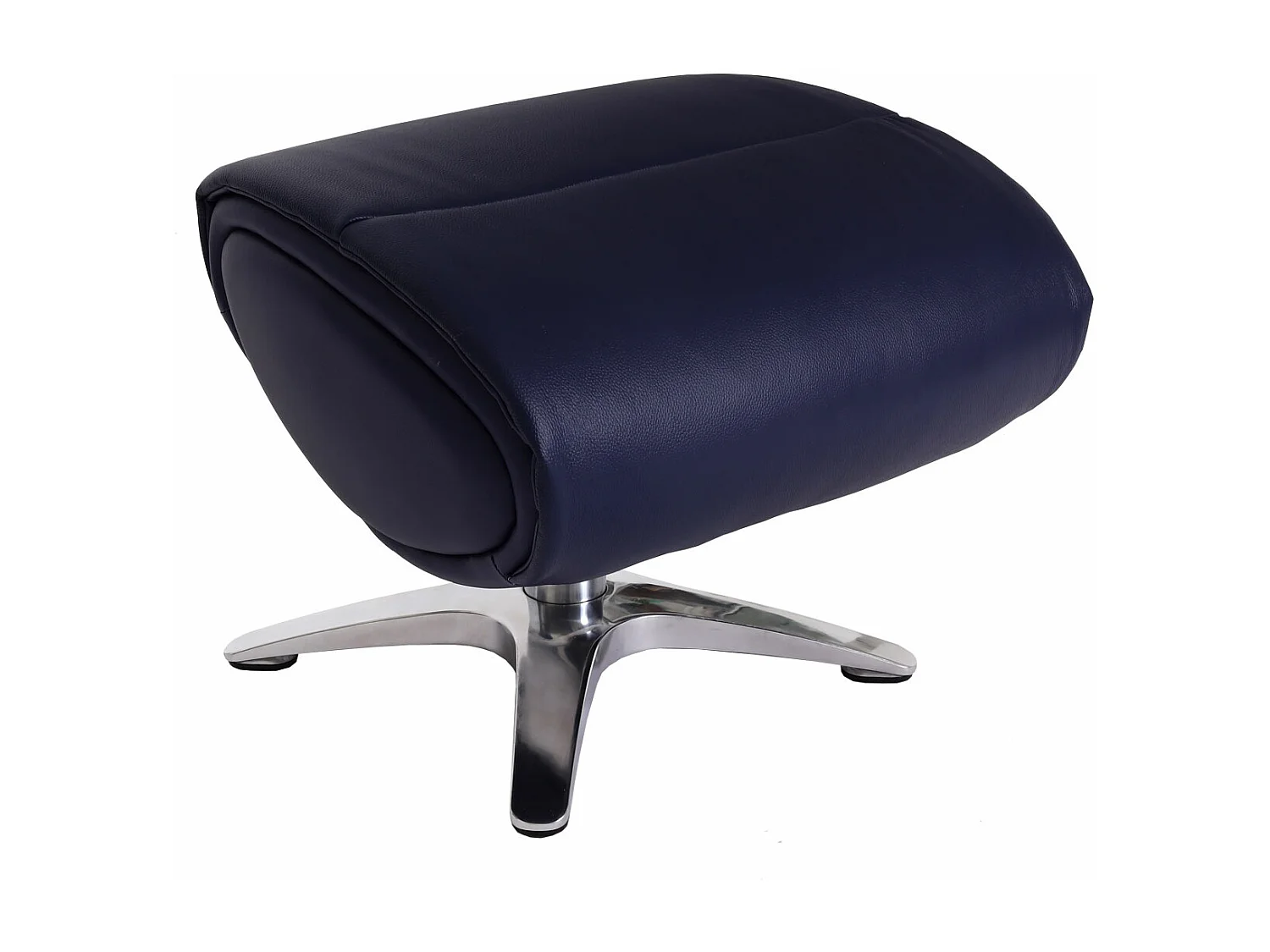Relaxfauteuil met voetenbank MCW-K98,  blauw