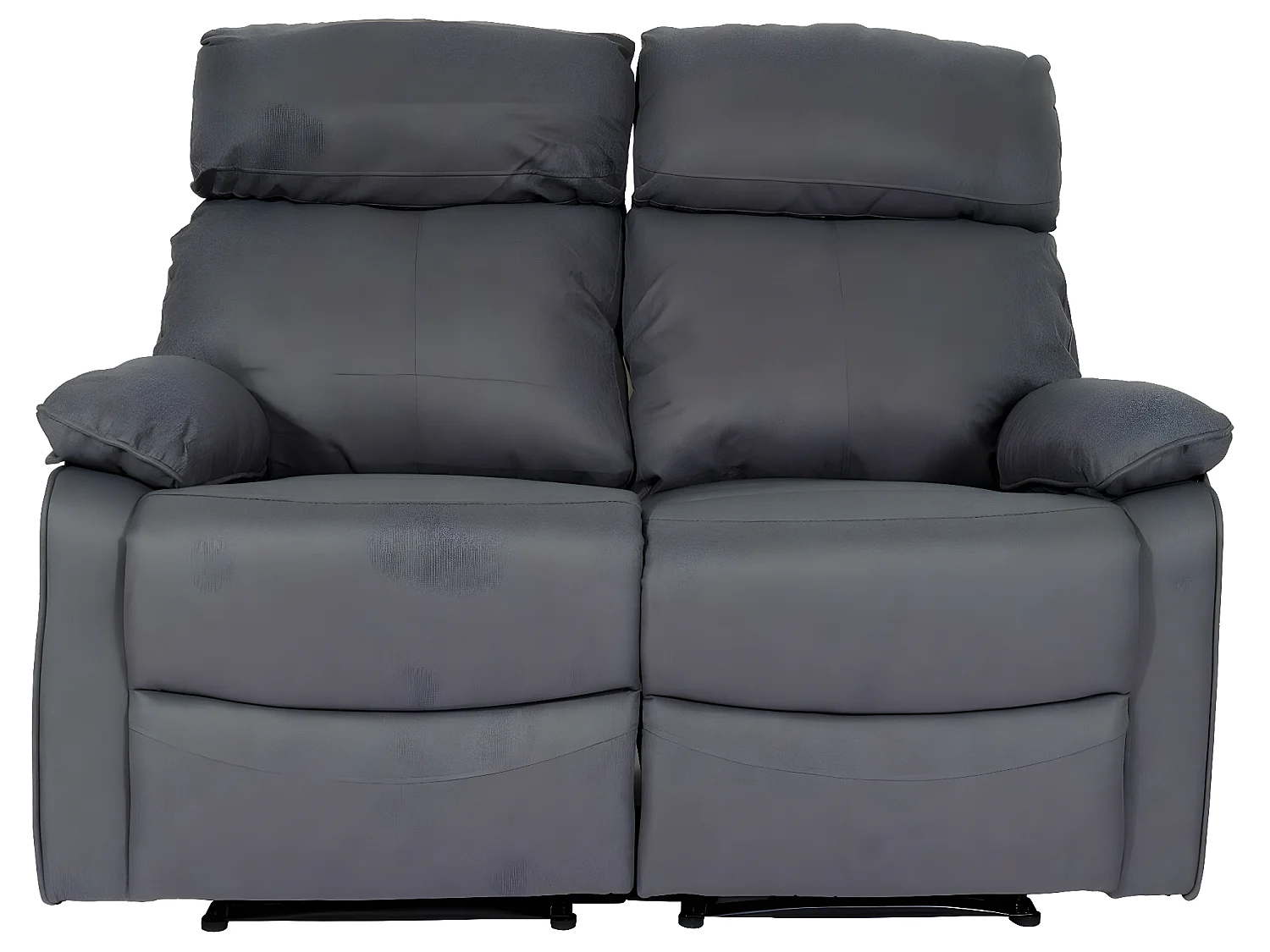 2-zits bioscoopstoel MCW-L93,  donkergrijs