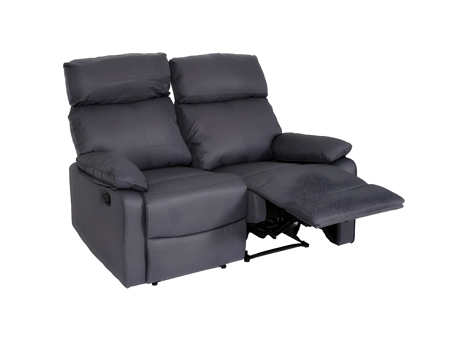 2-zits bioscoopstoel MCW-L93,  donkergrijs