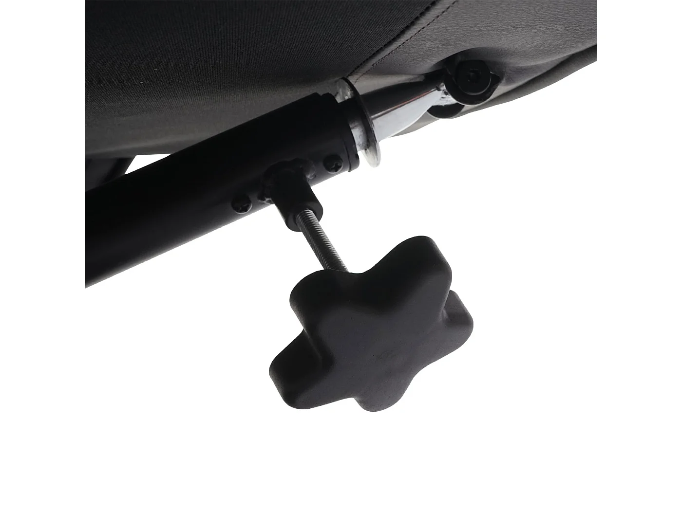 Leżanka Stockholm,  imitacja skóry, matowy szary