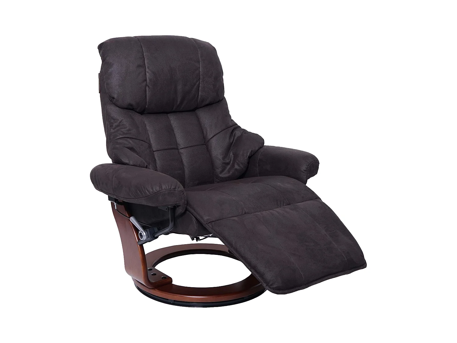 Leżanka Windsor 2,  brązowo-czarny, orzechowy wygląd