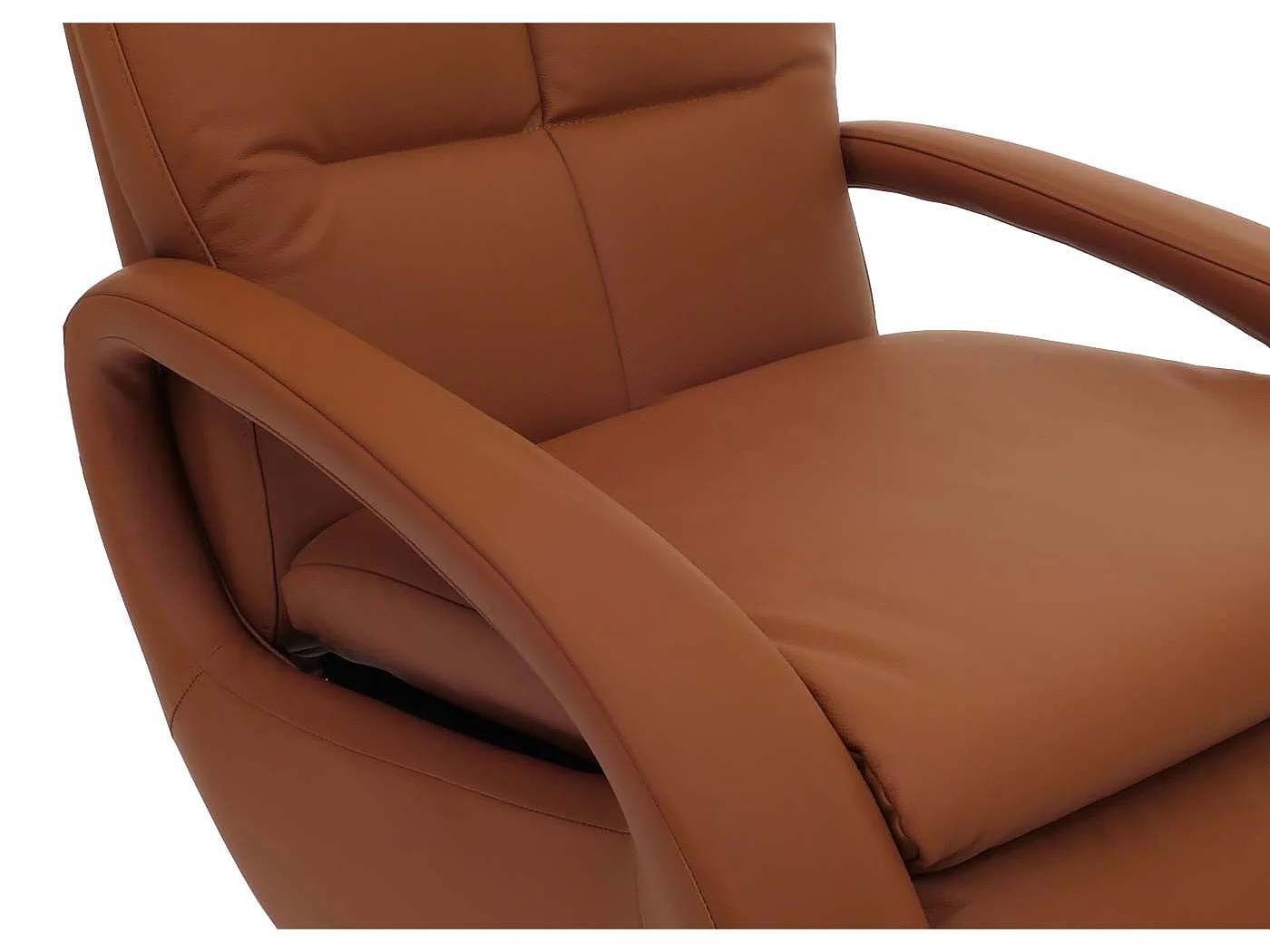 Relaxsessel MCW-L11 drehbar, Voll-Leder, Braun