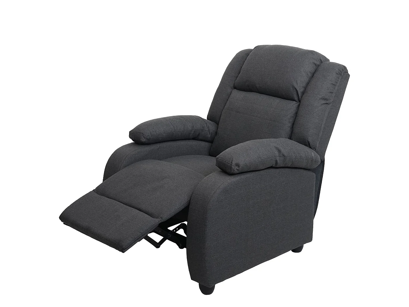 Fotel telewizyjny Glasgow,  Ciemnoszary