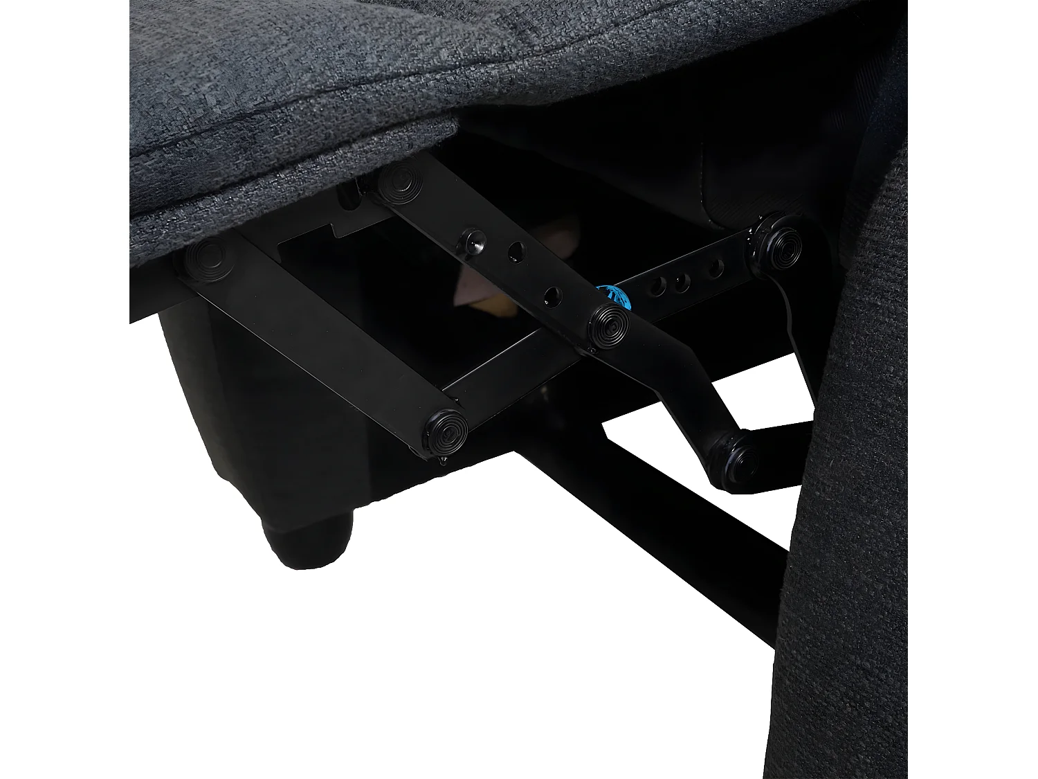 Fotel telewizyjny Glasgow,  Ciemnoszary