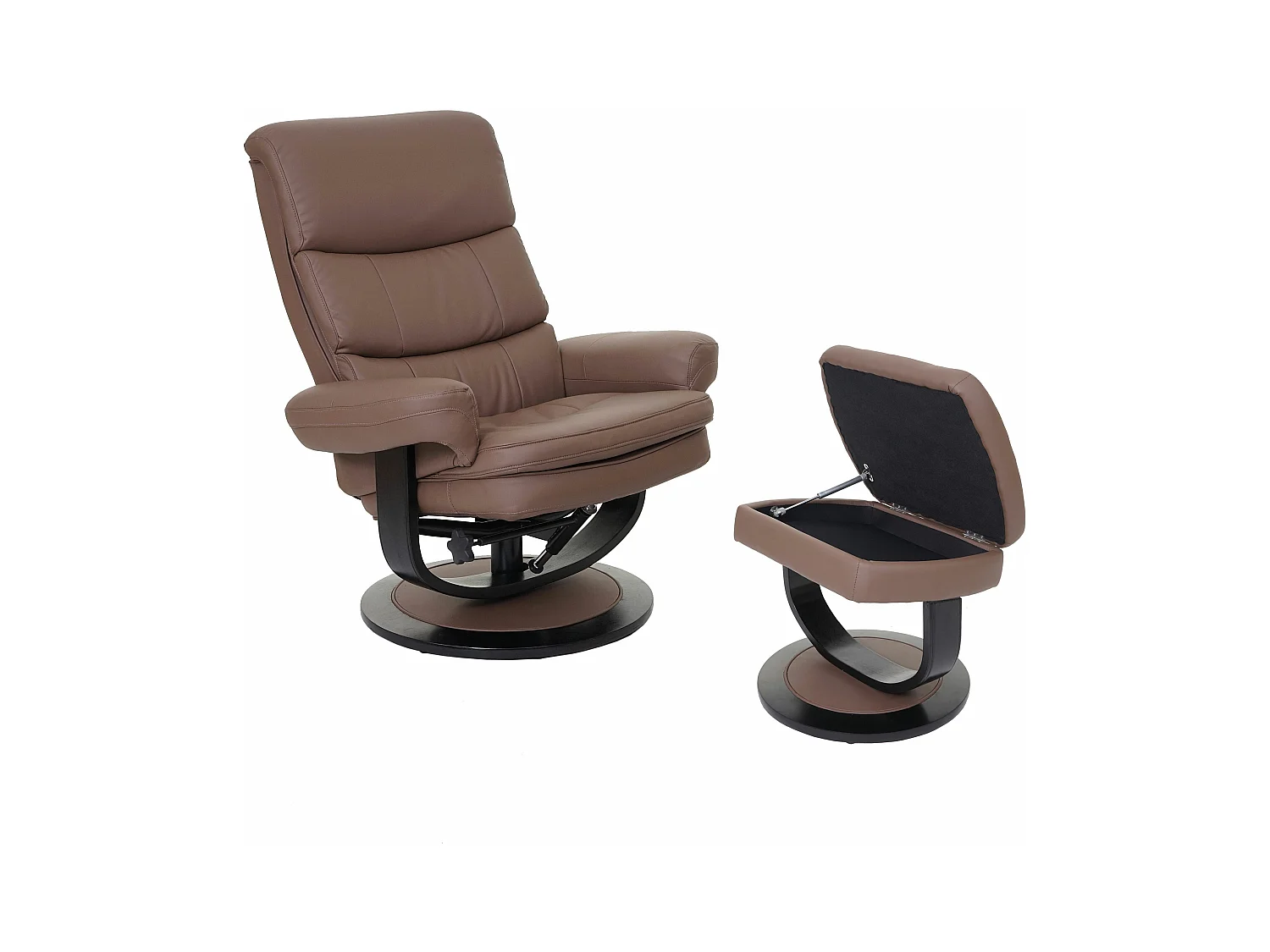 Relaxsessel MCW-C16, Kunstleder chocolate