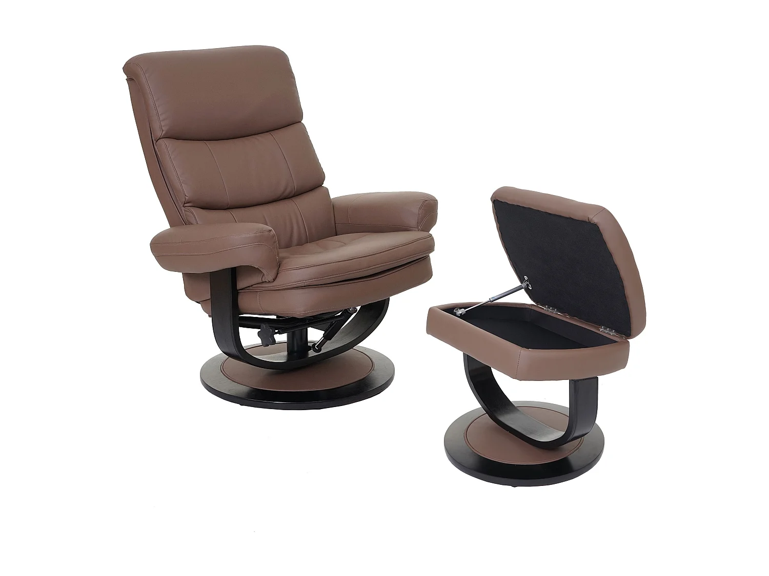 Relaxsessel MCW-C16, Kunstleder chocolate